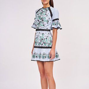 AMUR Embroidered Logan Dress (Sz. 2)